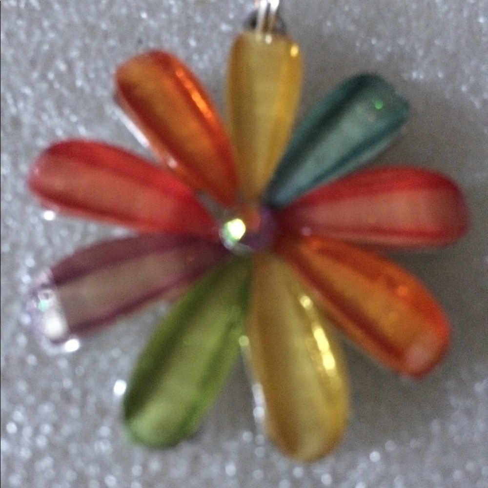 Vintage lucite pendent